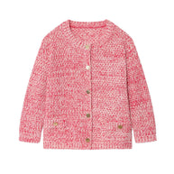 Damen Strickjacke mit Knopfdetails und gemütlicher Passform WW