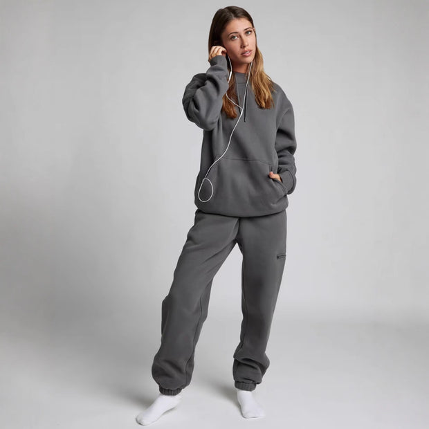 Damen Bequemer und stilvoller Hoodie mit integriertem Schlafmasken-Design WW