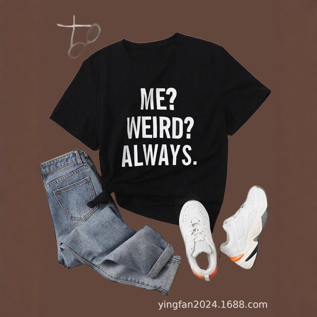 Damen Grafik Statement T-Shirt WW