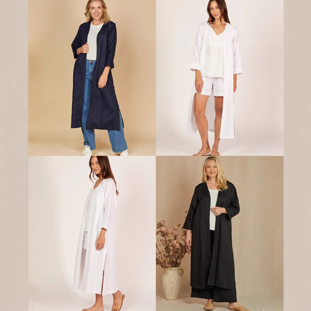 Damen modischer langer Kimono WW