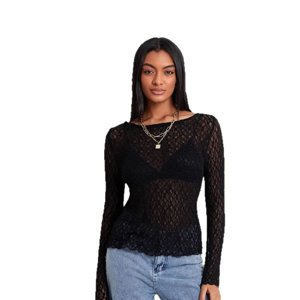 Damen Spitzenoberteil mit eleganter Passform und raffinierten Details WW