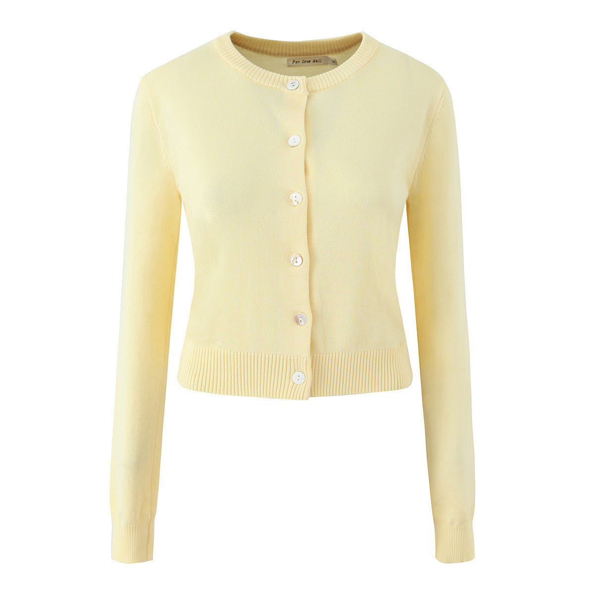 Damen Strickjacke mit eleganten Knöpfen und figurfreundlichem Schnitt WW