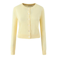 Damen Strickjacke mit eleganten Knöpfen und figurfreundlichem Schnitt WW