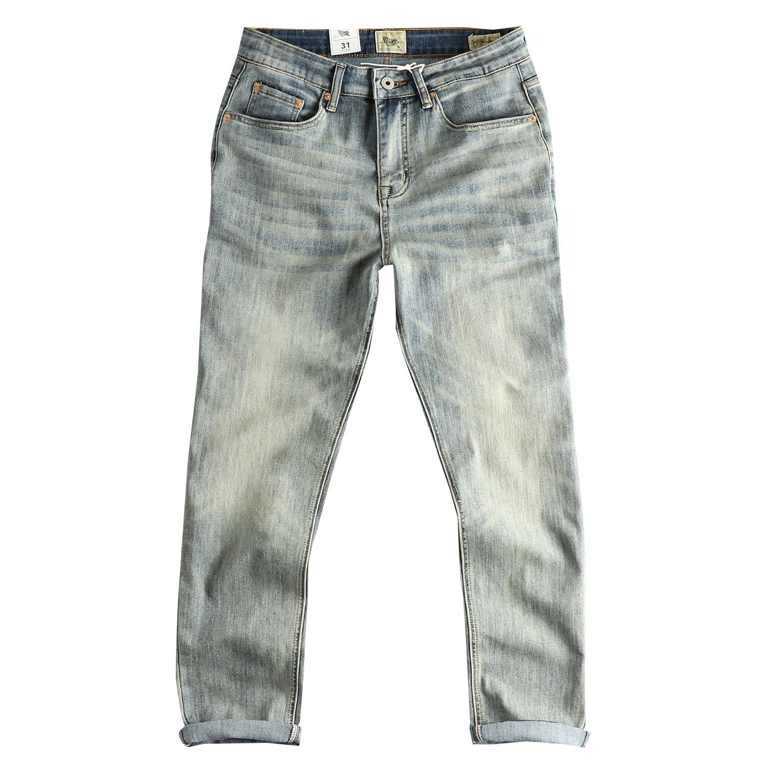 Damen Slim-Fit Jeans mit bequemer Passform und lässigem Vintage-Look WW