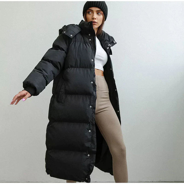 W&W Mode | Faltenmantel mit Kapuze - Stilvolle Winterkleidung