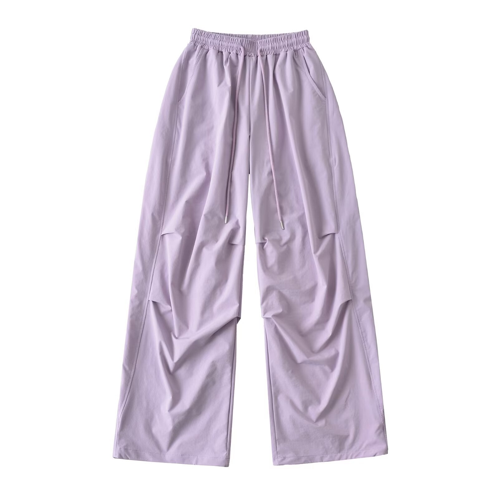 Damen weite Freizeithose mit elastischem Bund und praktischen Seitentaschen WW