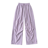 Damen weite Freizeithose mit elastischem Bund und praktischen Seitentaschen WW