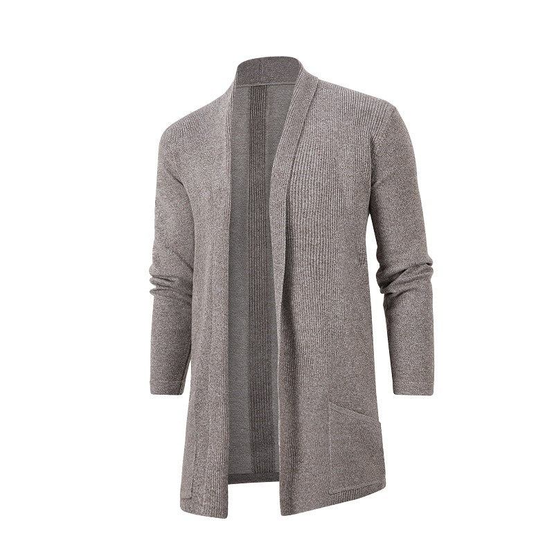 Damen Strickjacke mit offener Front und tiefem Kragen WW
