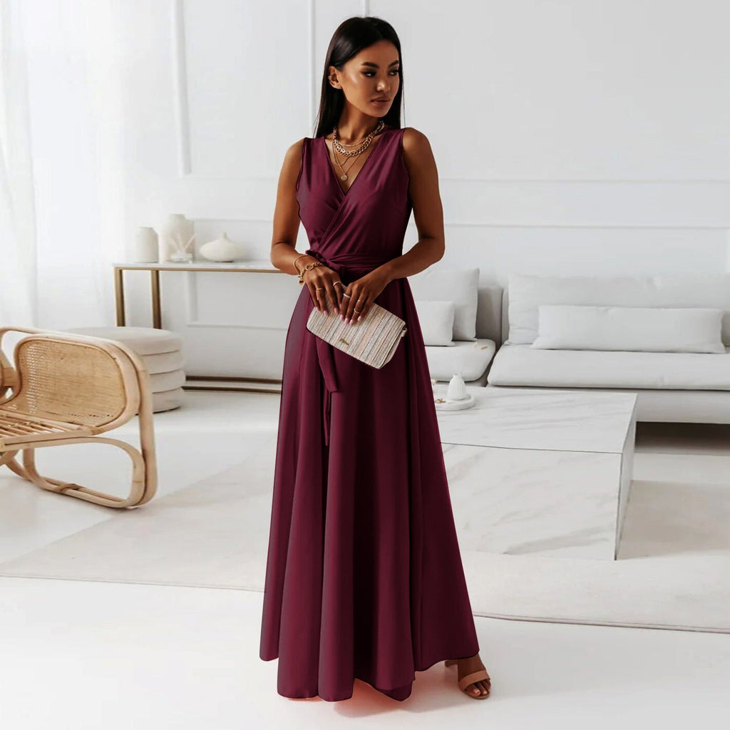WW | Elegantes Fließendes Maxi-Kleid für Damen