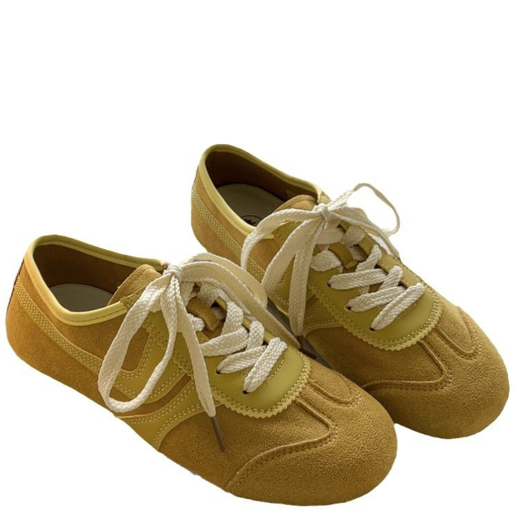 Damen Sportliche Sneakers aus Veloursleder mit atmungsaktiven Einsätzen und besonders weicher Sohle WW