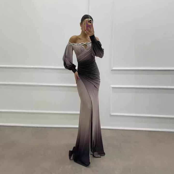 W&W Mode | Partykleid mit Camisole und positioniertem Schlitz in großer A-Linie