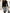 Damen elegantes Kleid mit modernem Kragen und charakteristischem Muster WW