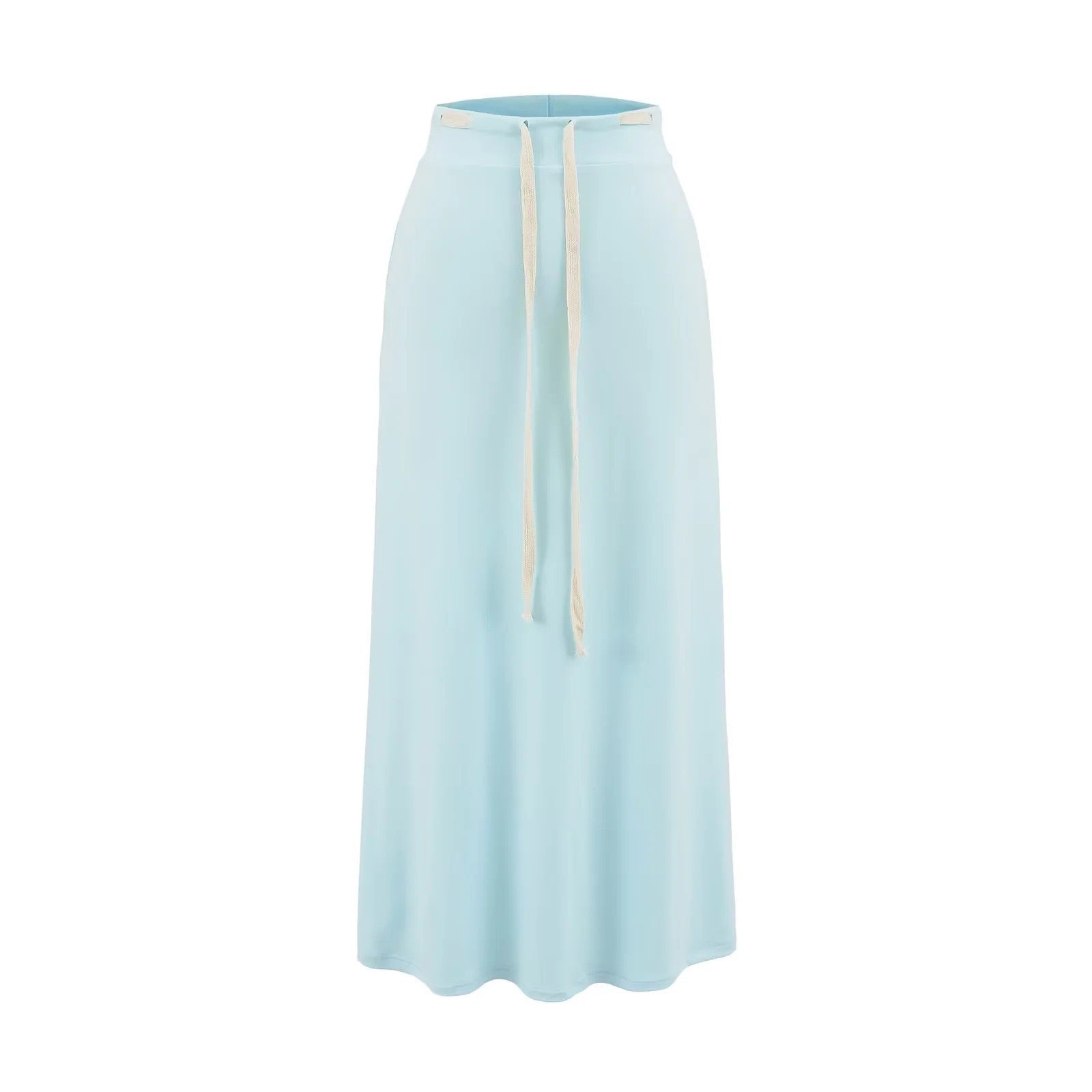 Damen Sportlicher Maxiröcke mit verstellbarem Bund WW