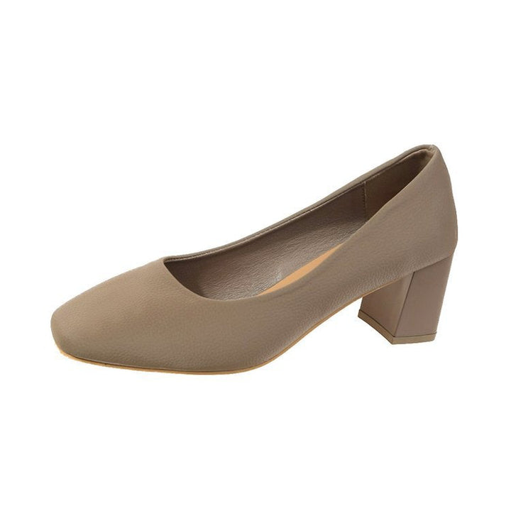 Damen Bequeme Blockabsatzpumps W&W Mode