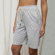 Damen Sportliche Freizeithose mit elastischem Bund und kontrastierendem Kordelzug WW