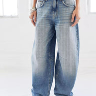 Damen Baggy-Jeans im Vintage-Style WW