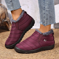 Damen Bequeme und warme Slipper mit kuscheligem Innenfutter WW