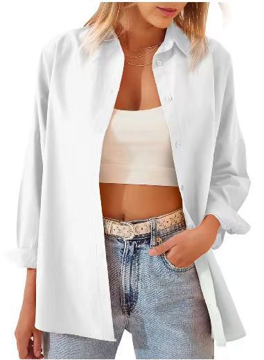 Damen Hemdbluse im lässigen Schnitt mit langen Ärmeln und modernen Details WW