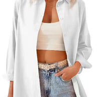 Damen Hemdbluse im lässigen Schnitt mit langen Ärmeln und modernen Details WW