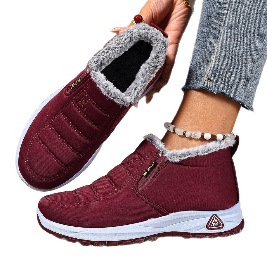 Damen Bequeme Winter-Sneaker mit kuscheligem Futter WW