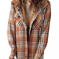 Damen Flanelljacke mit Fleecefutter WW