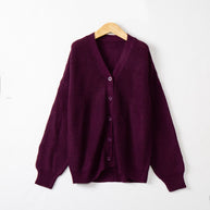 Damen Strickjacke mit strukturiertem Muster und praktischen Knopfdetails WW