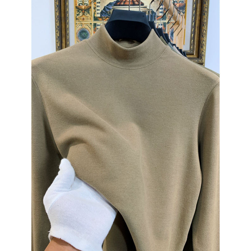 Damen Stehkragen Pullover aus weicher Baumwollmischung WW