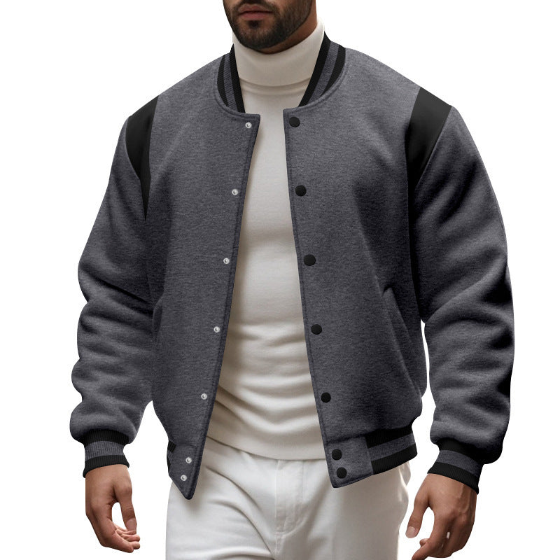 Herren sportliche Collegejacke WW