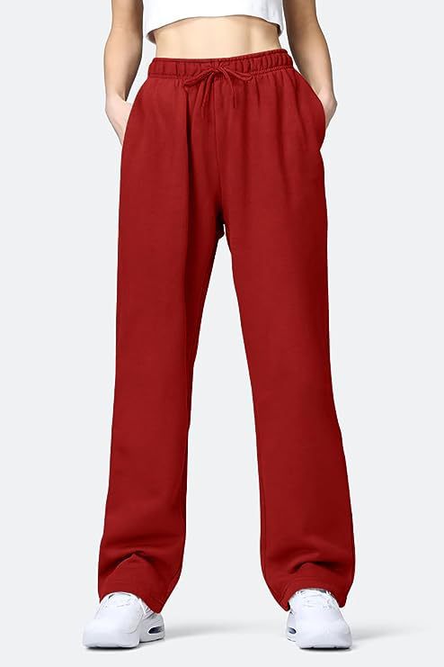 Damen Bequeme Freizeithose mit elastischem Bund und seitlichen Taschen W&W Mode