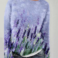 WW | Bequemes Sweatshirt mit Blumenmuster