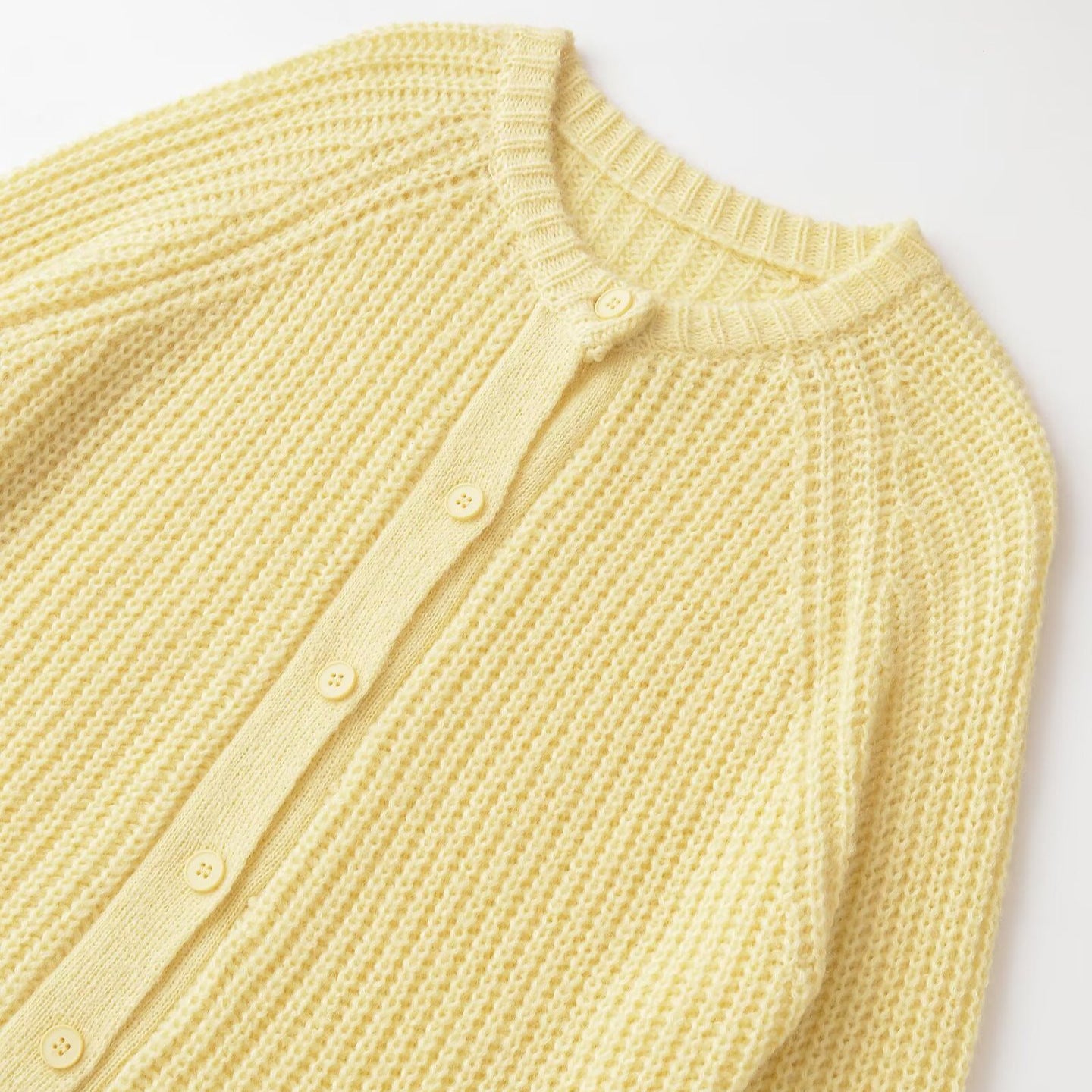 Damen Strickjacke mit strukturiertem Design und praktischen Knöpfen WW