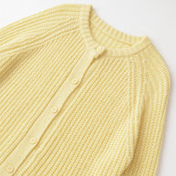 Damen Strickjacke mit strukturiertem Design und praktischen Knöpfen WW
