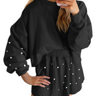 Damen Sportliches Sweatshirt- und Rock-Set WW