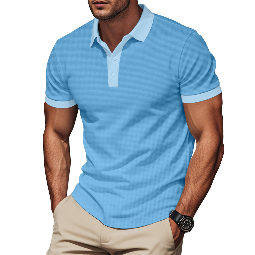 Herren Polo-Shirt mit strukturiertem Gewebe WW