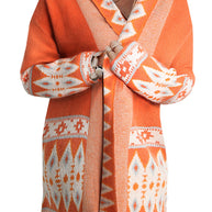 Damen Cardigan mit kunstvollem Muster und weichem Material WW