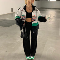 Damen sportliche Oversize-Jacke WW