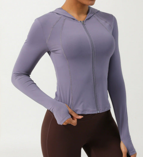 Damen Sportjacke mit praktischen Daumenlöchern und athletischem Schnitt WW