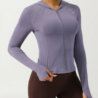 Damen Sportjacke mit praktischen Daumenlöchern und athletischem Schnitt WW