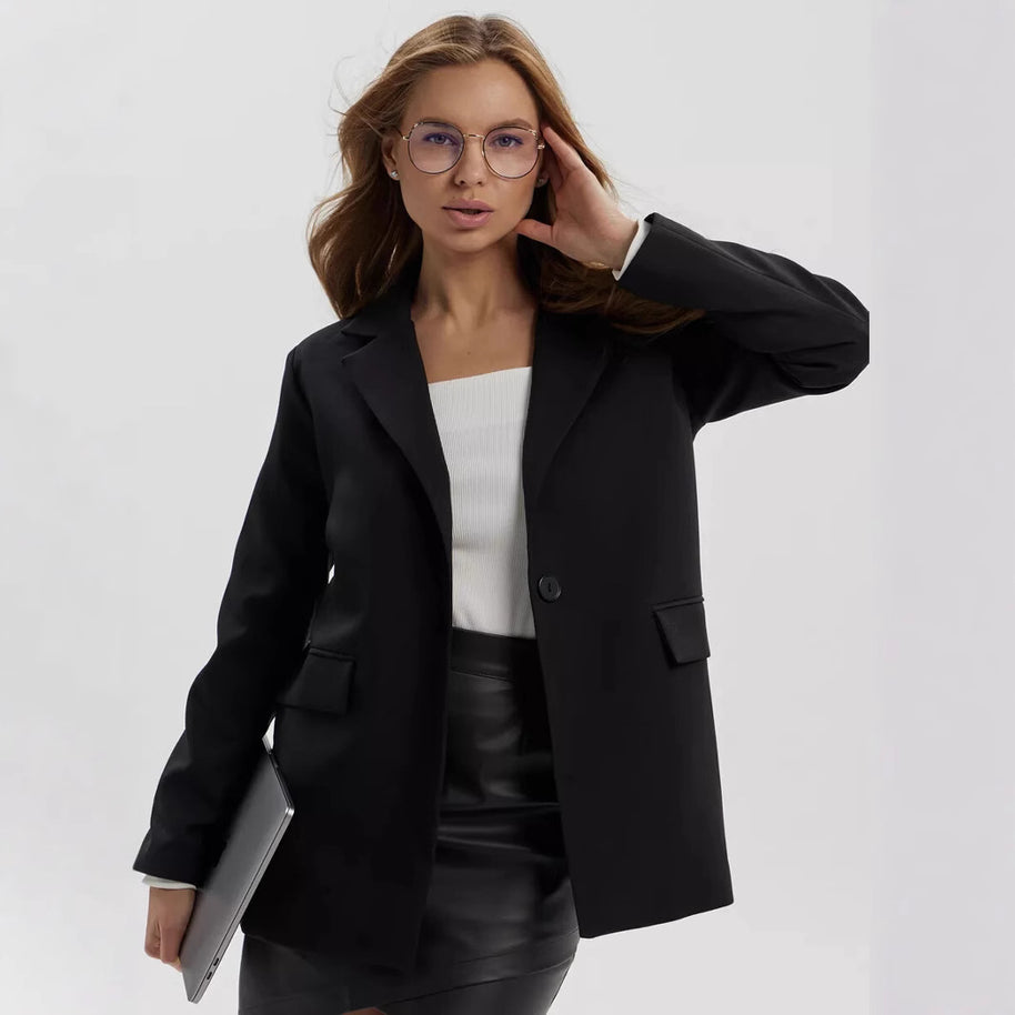 Damen eleganter, taillierter Blazer im modernen Schnitt WW
