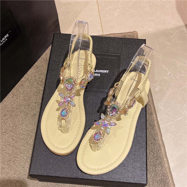 W&W Mode | Glitzernde Sandalen Mit Strass