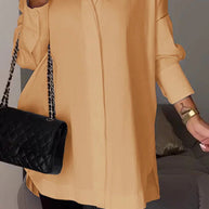 WW | Einfacher Pullover Langarmshirt