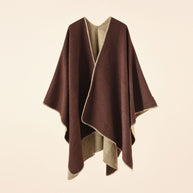 Damen Strickponcho mit asymmetrischem Schnitt und hoher Warmhaltefunktion WW
