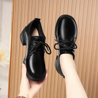 Damen Schnürschuhe mit elegantem Blockabsatz und ergonomischer Polsterung WW