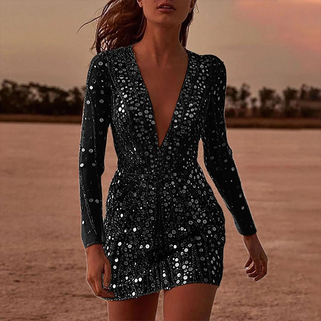 WW | Glamouröse Pailletten Kleid