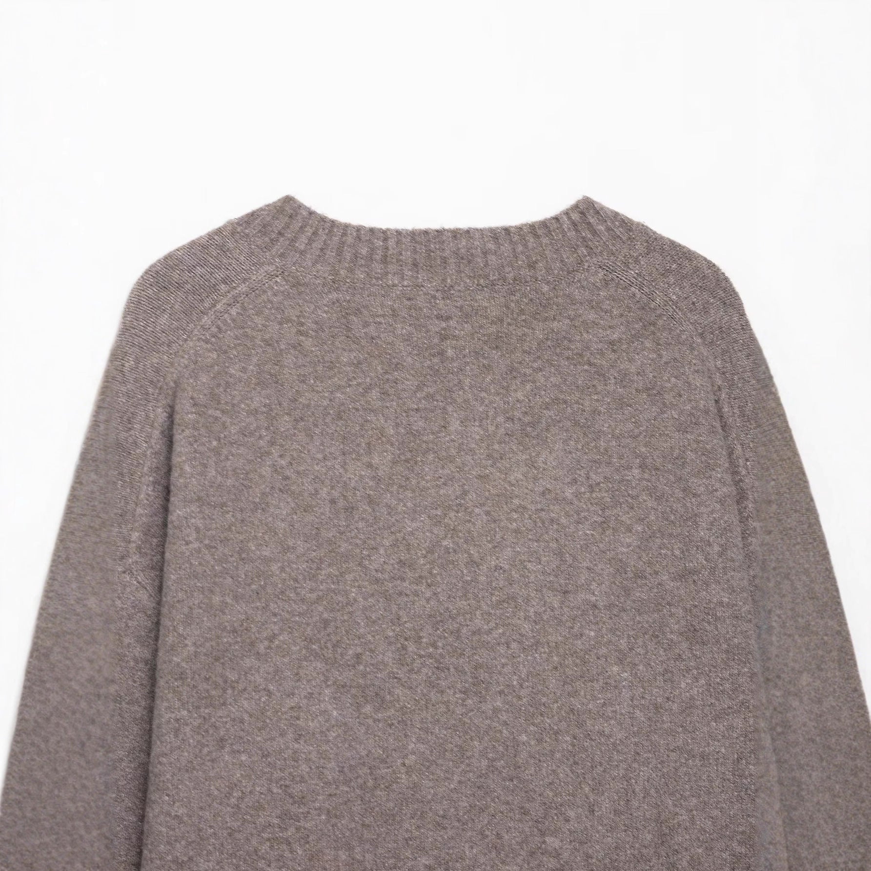 Damen Pullover mit V-Ausschnitt und feinem Strick WW