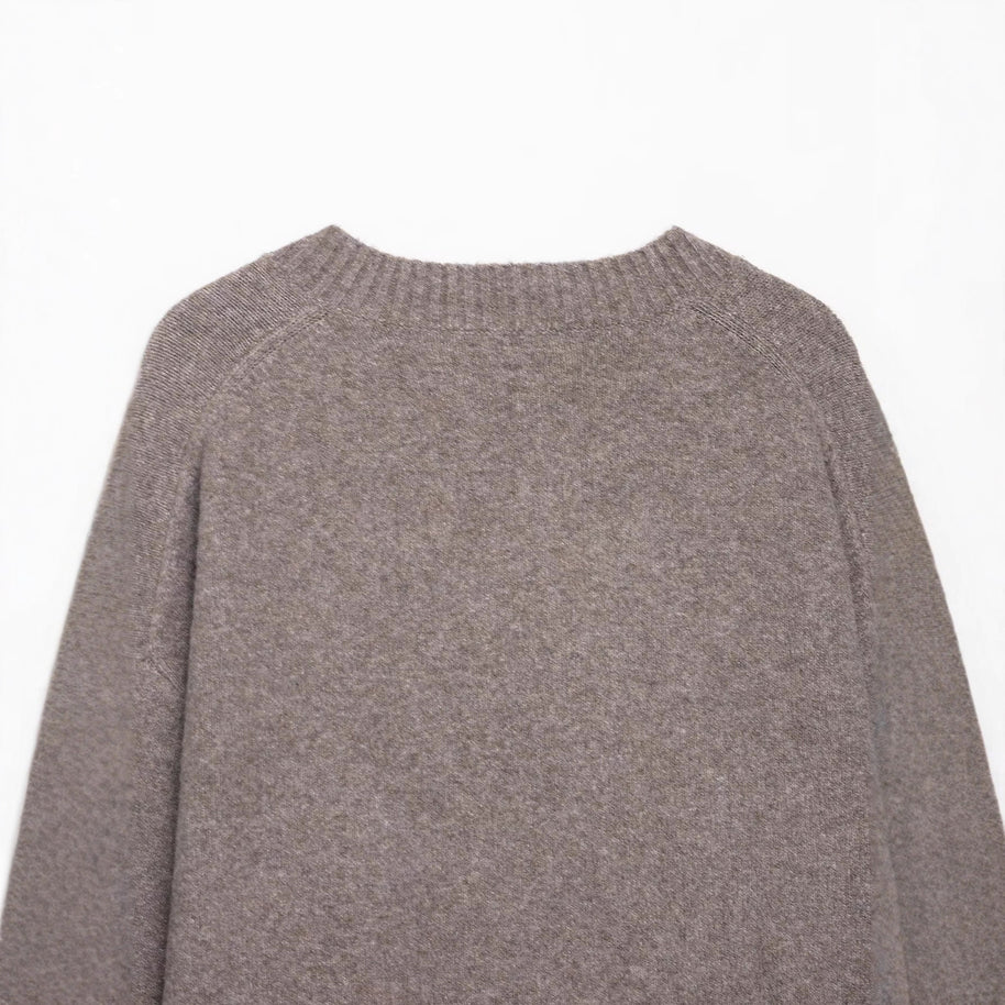 Damen Pullover mit V-Ausschnitt und feinem Strick WW