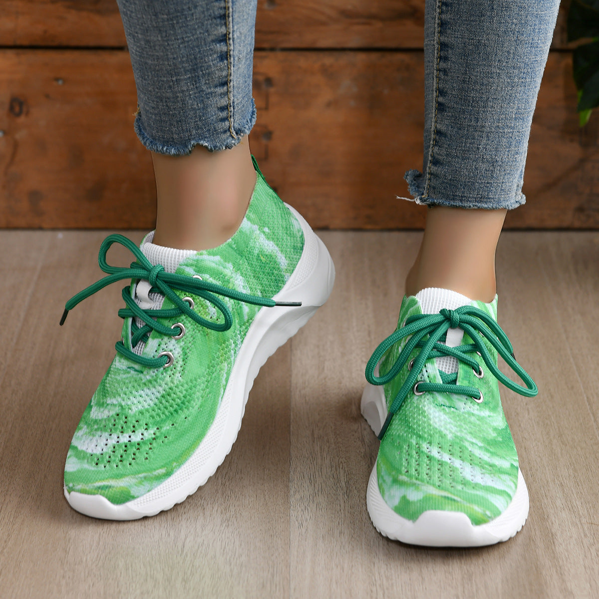 Damen Atmungsaktive Sneakers im modernen Design WW