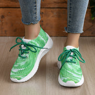 Damen Atmungsaktive Sneakers im modernen Design WW