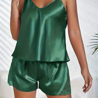 Damen Satin Schlafset WW