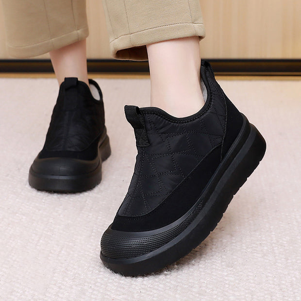 Damen Bequeme und wetterfeste Slip-On Boots mit weichem Innenfutter WW